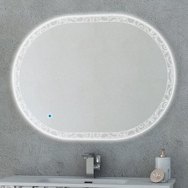Зеркало Cezares 44997 c LED-подсветкой touch system 100х75 