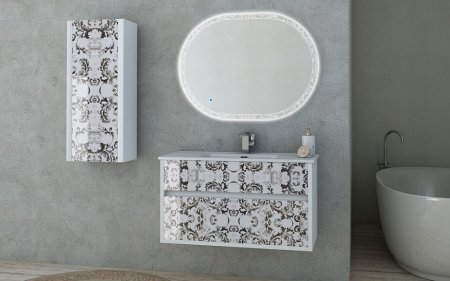 Зеркало Cezares 44997 c LED-подсветкой touch system 100х75 