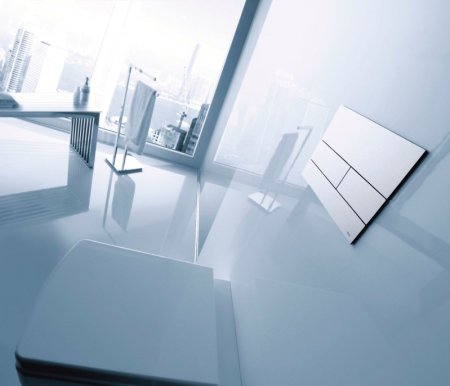 Кнопка смыва TECE Square II 9240834 белая матовая 