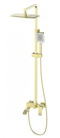 Душевая система WONZON & WOGHAND, Брашированное золото (WW-88739009-BG) 