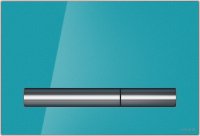 Кнопка смыва Cersanit PILOT P-BU-PIL/Azg/Gl лазурный