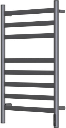 Полотенцесушитель электрический Point Селена PN16858GR П8 500x800, диммер справа, графит премиум 