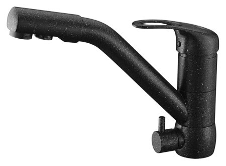 Смеситель для кухонной мойки Zorg Clean Water ZR 400 KF-12 антрацит 