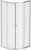 Душевой уголок AM.PM X-Joy Twin Slide 80x80 W88G-205-080MT без поддона профиль матовый Хром стекло прозрачное 