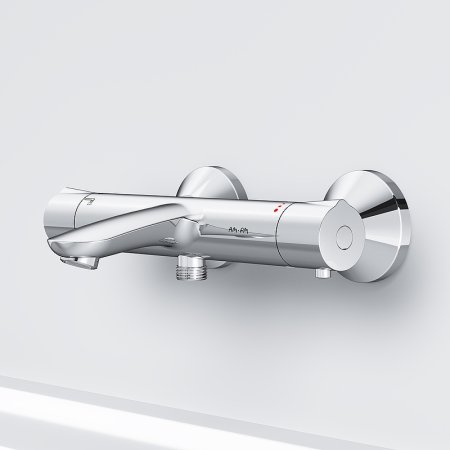 Смеситель для ванны AM.PM Like F8050000 с термостатом Хром 