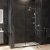 Душевая дверь AM.PM Gem 140 W90G-140-1-195BT профиль Черный матовый стекло прозрачное 