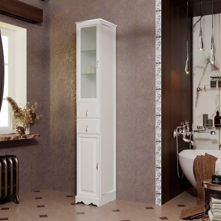 Шкаф пенал Opadiris Риспекто 30 L 00-00005832 Белый 