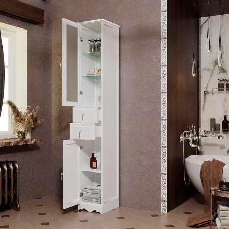 Шкаф пенал Opadiris Риспекто 30 L 00-00005832 Белый 