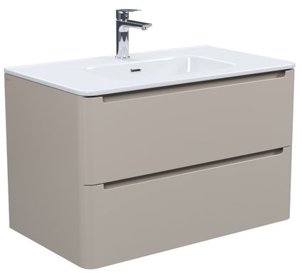 Тумба с умывальником, подвесная, 80 см, капучино, Edifice, IDDIS подходит умыв. 0108000i28 (EDI80C0i95K) 