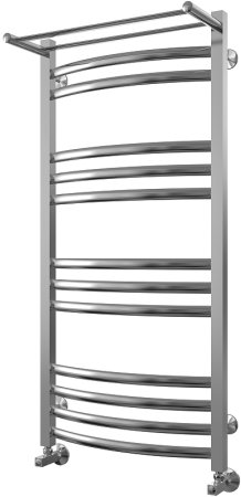 Водяной полотенцесушитель Terminus Енисей плюс П13 500x1100 4620768886713 с полкой Хром 