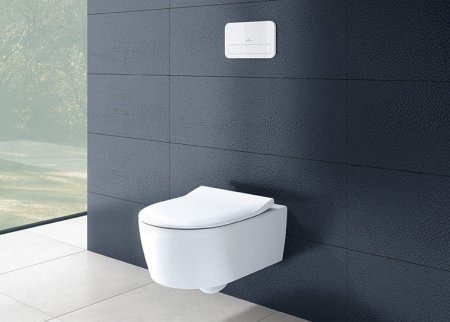 Унитаз подвесной Villeroy & Boch Avento 5656RSR1 альпийский белый 