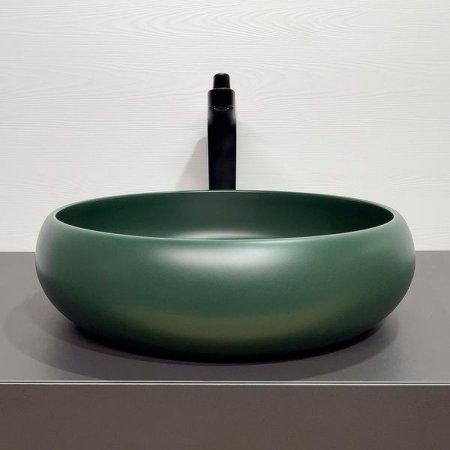 Раковина-чаша Comforty 41.5 114MDG 00-00012529 Темно-зеленая матовая 