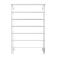 Полотенцесушитель электрический Larusso Стандарт КС П7 50х80 9003 с полкой