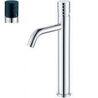 Смеситель для раковины Boheme Stick 122-CR-MR-B Хром Черный