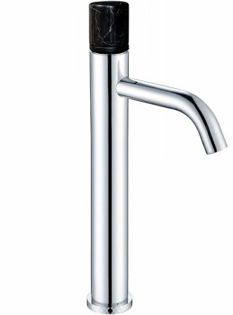 Смеситель для раковины Boheme Stick 122-CR-MR-B Хром Черный 