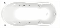 Акриловая ванна Bas Ахин 170x80 см с гидромассажем Акриловая ванна Bas Ахин 170x80 см с гидромассажем