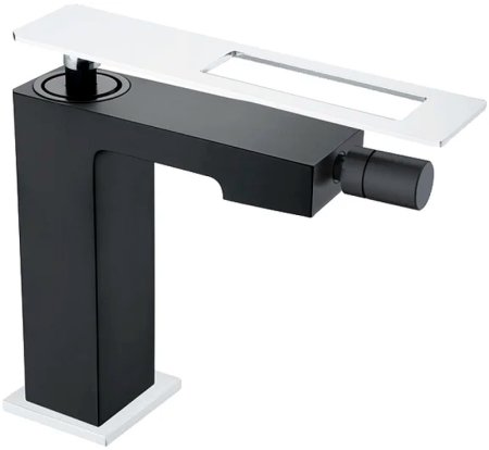 Смеситель для биде Boheme Q 146-BCR Черный Хром 