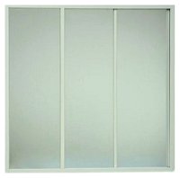 Шторка на ванну Bas Стайл, Мальдива 3 ств., стекло