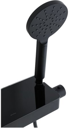Смеситель для душа Allen Brau Fantasy 5.11002-31 с термостатом Черный матовый 