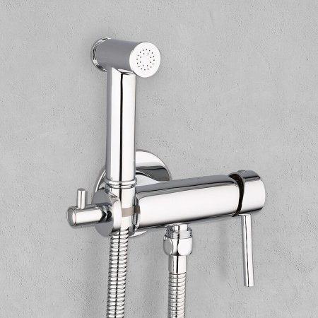 Гигиенический душ со смесителем Frap F7507 Хром 