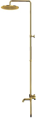 Душевая система Whitecross Y gold Y1234GL с термостатом Золото 