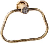 Кольцо для полотенец Boheme Royal Cristal 10925-BR Бронза