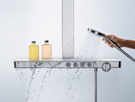 Душевая система Hansgrohe Rainmaker Select 27106400 Белая Хром 