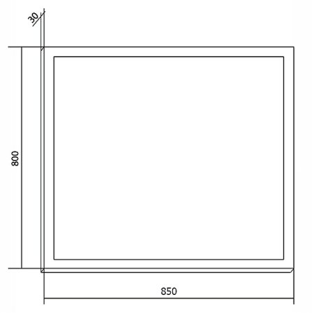 Зеркало Creto Provence 85 9-1085V Venge 