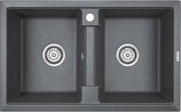 Мойка кухонная Paulmark PM238150-DG графит