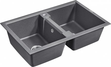 Мойка кухонная Paulmark PM238150-DG графит 