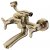 Смеситель для ванны Kaiser Trio 57122-1 Бронза 