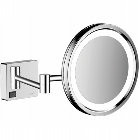 Косметическое зеркало Hansgrohe AddStoris 41790000 с подсветкой с увеличением Хром 