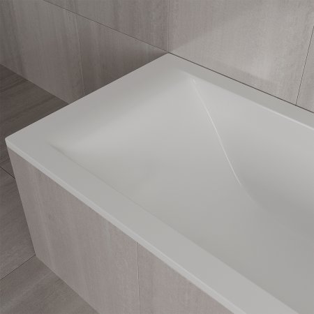 Ванна из искусственного камня Delice Diapason 180x80 DLR_330009 без антискользящего покрытия 