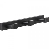Планка с 3-мя крючками GANZER GZ88053-C BLACK