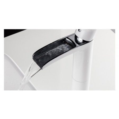 Смеситель для раковины Gappo G48 G1048-31 Белый Хром 