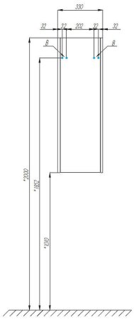 Подвесной шкаф Aquaton Сакура 33 L 1A220803SKW8L Ольха наварра Белый глянец 