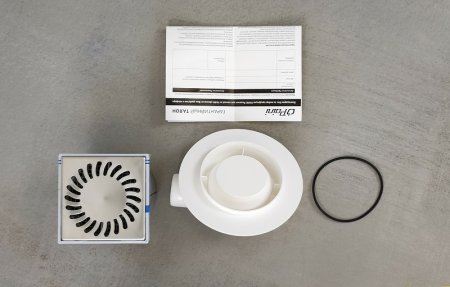 Душевой трап Paini 425NXL с решеткой Хром 