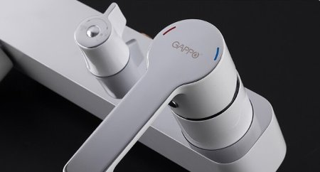 Душевая система Gappo G02-8 G2402-8 Белая Хром 