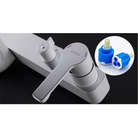 Душевая система Gappo G02-8 G2402-8 Белая Хром 