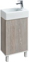 Тумба под раковину Aquaton Эмма 45 1A221601EAD80 Белый Дуб наварра
