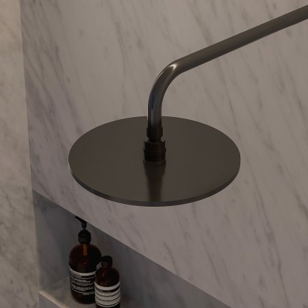 Верхний душ Omnires Slimline WG125CAT Антрацит 