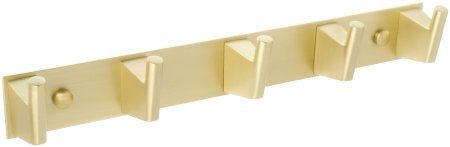 Планка с пятью крючками FIXSEN TREND GOLD FX-99005-5, матовое золото 