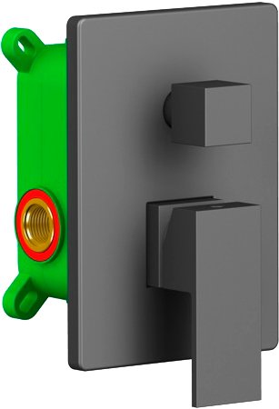 Душевой комплект Timo Selene SX-3069/03SM с внутренней частью, черный 