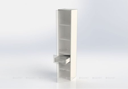 Шкаф-пенал для ванной Aquanet Порто 35 белый 