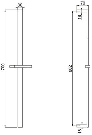 Душевая штанга Paini 50PZ129QQRI Черная матовая 
