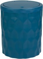 Ведро для мусора FIXSEN DIAMOND BLUE FX-465-6, темно-синий
