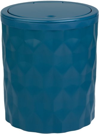 Ведро для мусора FIXSEN DIAMOND BLUE FX-465-6, темно-синий 