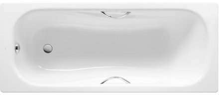 Стальная ванна Roca Princess 170x75 2202E0000 с антискользящим покрытием 