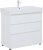 Тумба с раковиной Aquanet Nova Lite 85 белый глянец (3 ящика) 