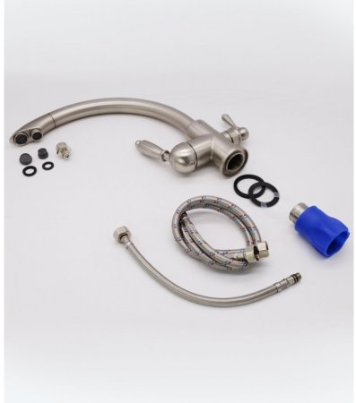 Cмеситель для кухни под фильтр GANZER REIN GZ16031G SATEEN 